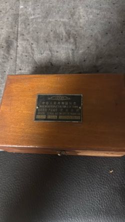 Precision Balance Weight Set with Wooden