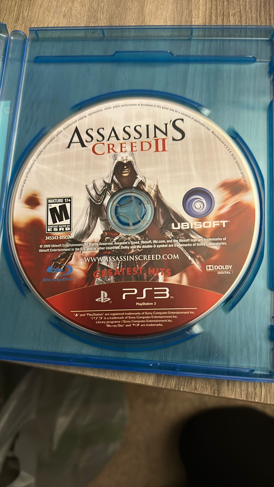 PS3 Assassin’s Creed II Game