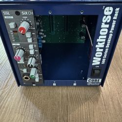 SSL SiX Channel 500 Series Strip + Radia Workhorse Cube 3-slot Chassi