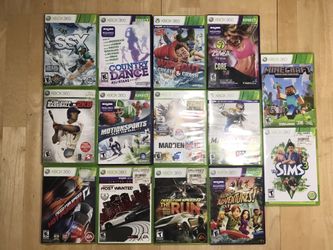 14 XBOX 360 Games For Sale