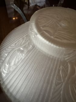 Victorian Frosted Ceiling Shade