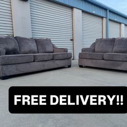 FREE DELIVERY || Ashley’s Furniture Sofa/Loveseat Matching Set