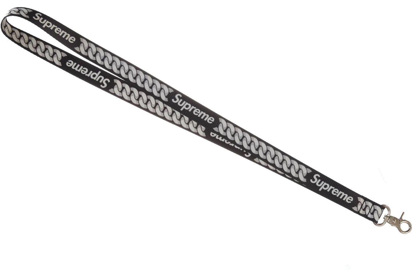 Supreme Cuban Links Lanyard Black