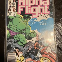 1985 Alpha Flight #29 Comic Book (Hulk)