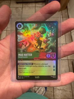 Mad hatter DISNEY LORCANA PROMO CARD TCG