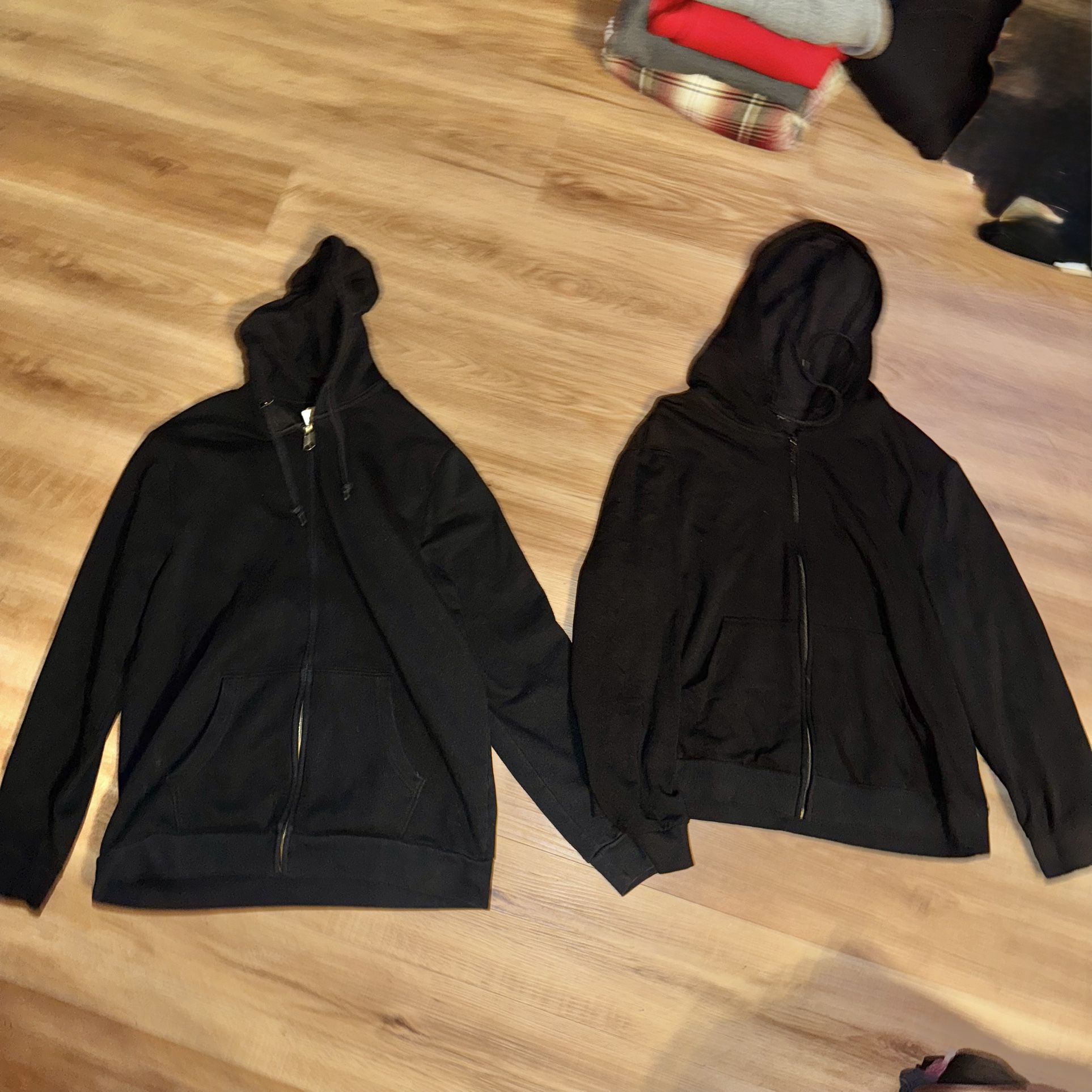 Old Navy Black Zip Up Hoodies