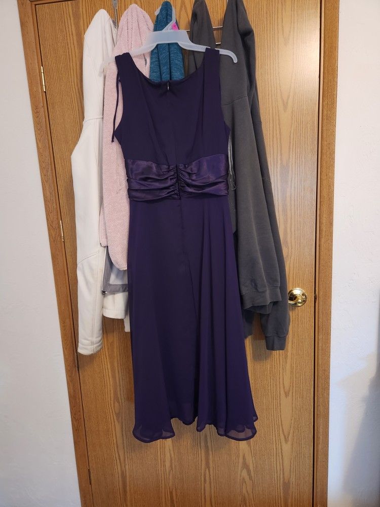 short purple dress...semi formal
