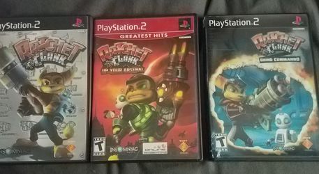 Ratchet Clank PS2 game lot