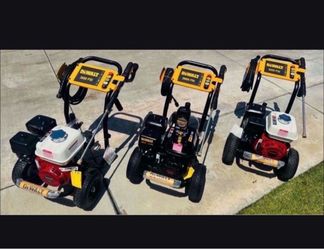 Pressure washer 3600 psi dewalt honda engine