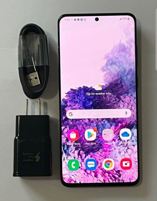 LIKE NEW CONDITION SAMSUNG GALAXY S20 PLUS 5G 128GB LOWEST PRICE  PAY $1 TODAY, REST LATER IN NO CREDIT CHECKS