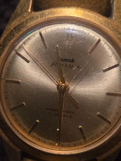 Vintage h m t pyria 17 jewel mechanical watch