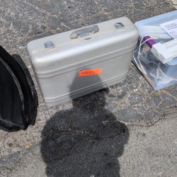 Vintage Aluminum Suitcase 