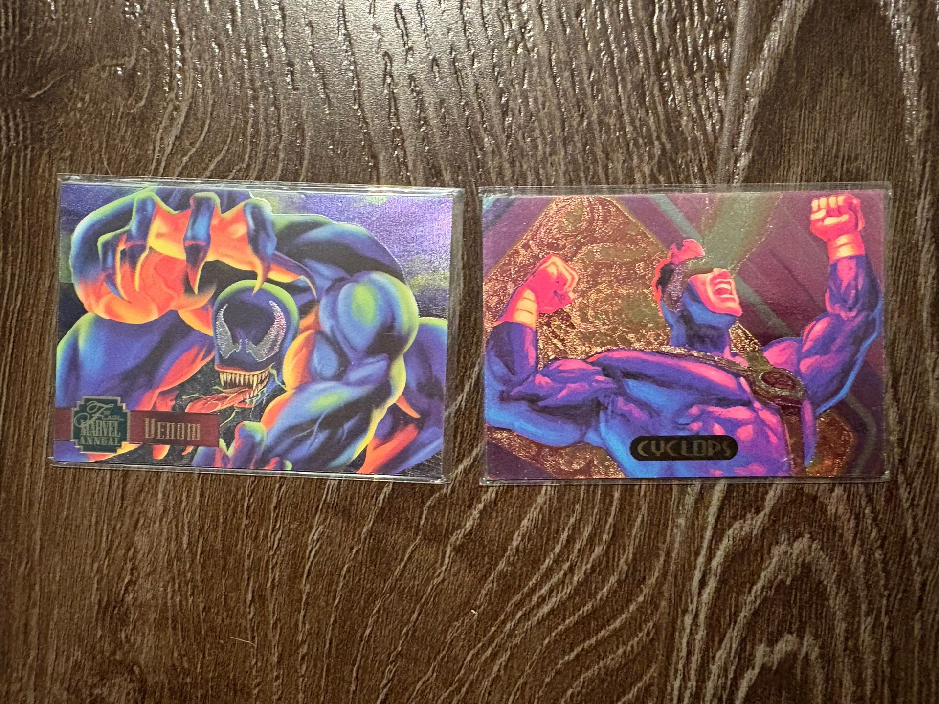 Venom And Cyclops Cards