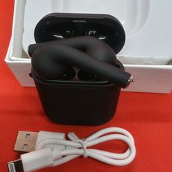 Black 5.0 Easy Connect Wireless Earbuds 