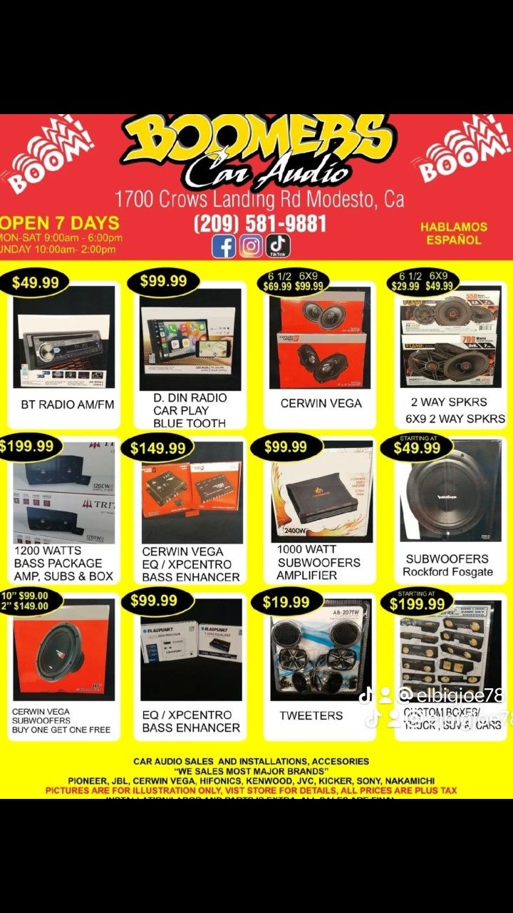 Car Audio Sales and Installs, 