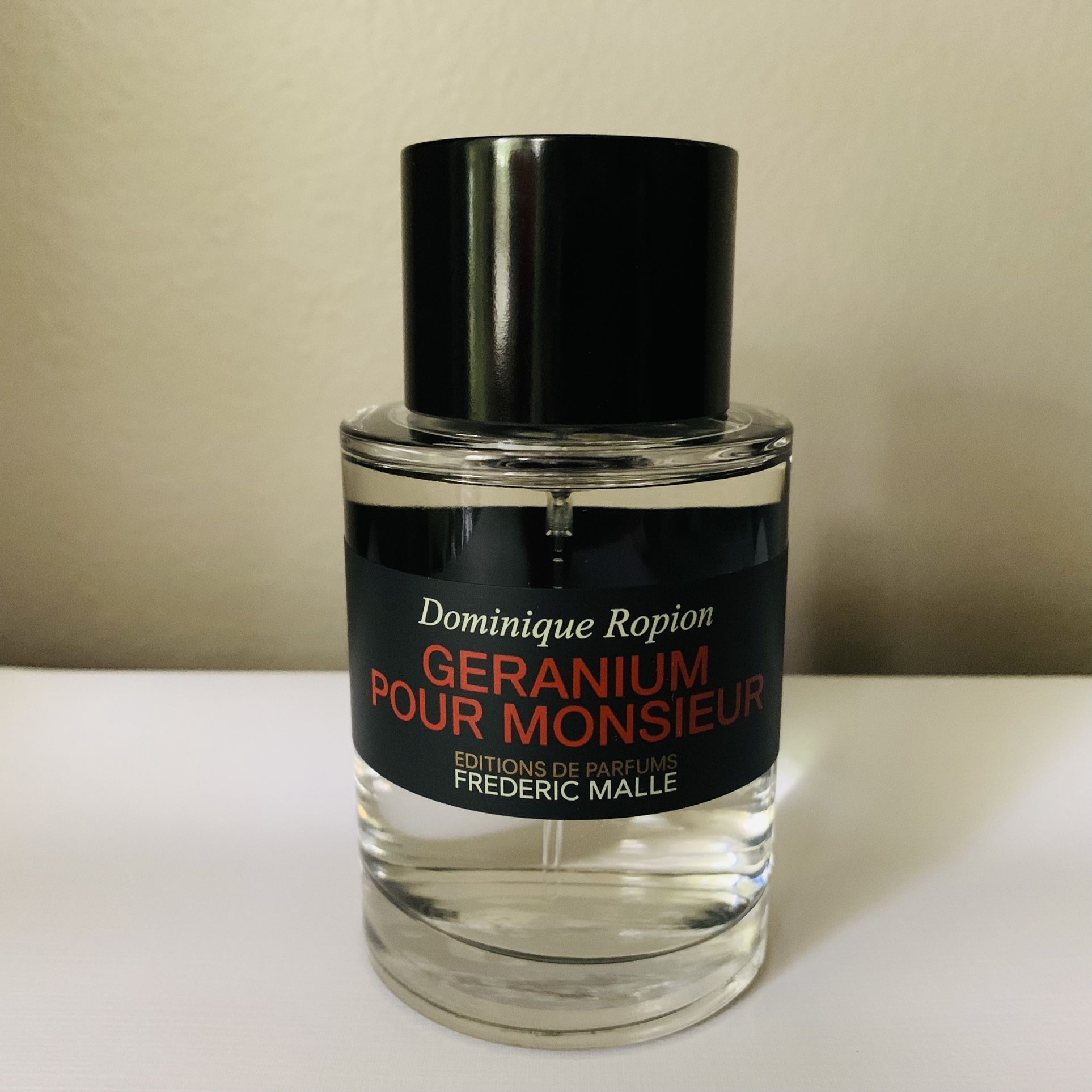 Frederic Malle GERANIUM POUR MONSIEUR by Dominique Ropion 3.4oz full size