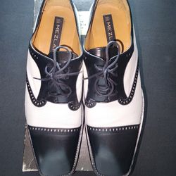Size 11- Mezlan 2 Tone Black/White Shoes
