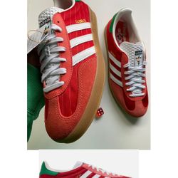 Adidas Originals Gazelle Indoor Olympic Pack Red Men’s sz 12 NEW NO BOX! 