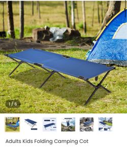 Folding Camping Cot for Adults and Kids