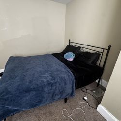 Queen Size Bed & Memory Foam Mattress For Sale