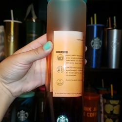 Summer Collection Glass Water Bottle 💜