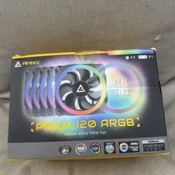 120mm ARGB PWM Fan 6 Pack 