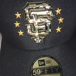 Men's San Francisco Giants New Era Black 2024 Armed Forces Day Size 8