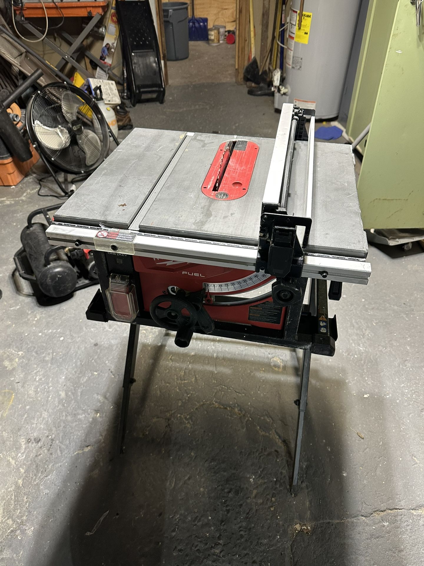 M18 Milwaukee Table Saw with Stand(no Battery Or Charger.