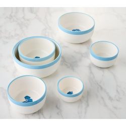 Carla Hall Sweet Heritage Nesting Ceramic Measuring Bowls