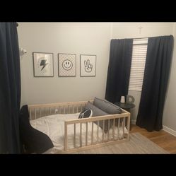 Montessori Wooden Floor Bed Frame