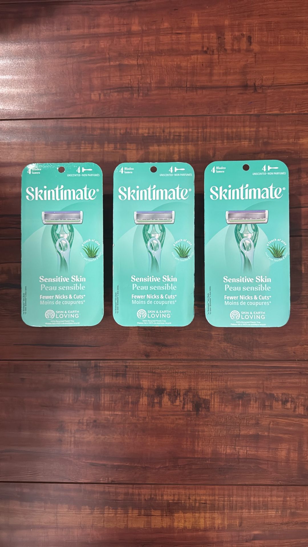 Skintimate Disposable Razors: Sensitive Skin 4 Count Each Pack (3 For $15)