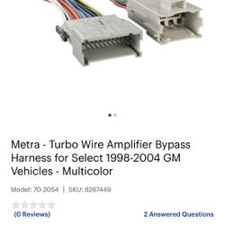 Metra 70-2054 wiring harness
