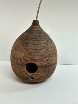 Vintage Victoria Littlejohn Ceramic Birdhouse - Mid-Century Stoneware