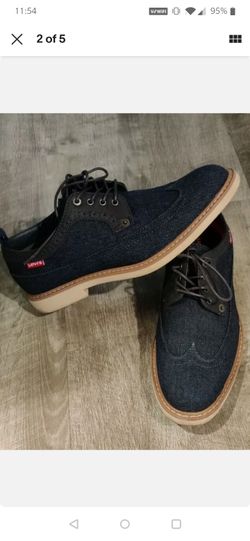 Authentic denim levi dress shoes
