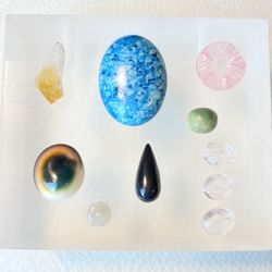Healing gemstone collection