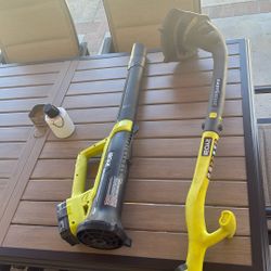 Ryobi Leaf Blower And Weed Eater