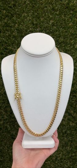 10kt solid Cuban link chain