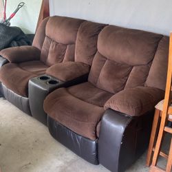 Recliner Couch $125