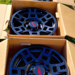 2023 OEM LIKE NEW TRD TOYOTA 17" WHEELS  FOR ANY TACOMA 4RUNNER TUNDRA SEQUOIA OR T-100 WITH 6LUGS