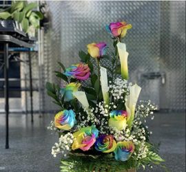 🌹 roses🌈💙❤️/rosas flowers