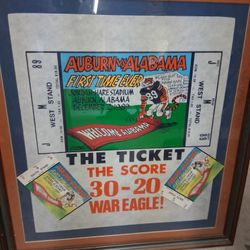 Auburn Tigers Football Memorabilia 