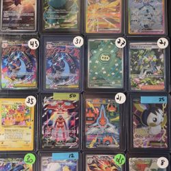 Pokemon: Mix of raw cards 