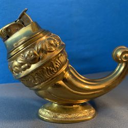 Antique Evans Brass Cornucopia Lighter