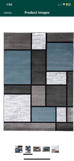 Area floor Rug Size 5’X7’ (like New/large Rug)