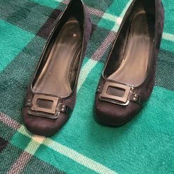 WOMENS KIM ROGERS SHOES BLACK SIZE 6.5 
