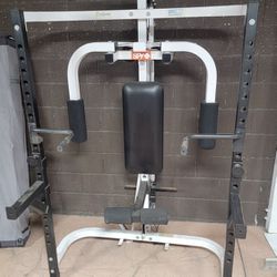 Weight Rack Exercises and Equipment 