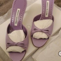 MANOLO BLAHNIK BOWTIE Mule / Heels