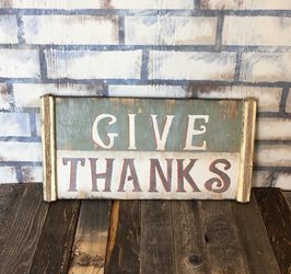 Handcrafted rustic wood signs