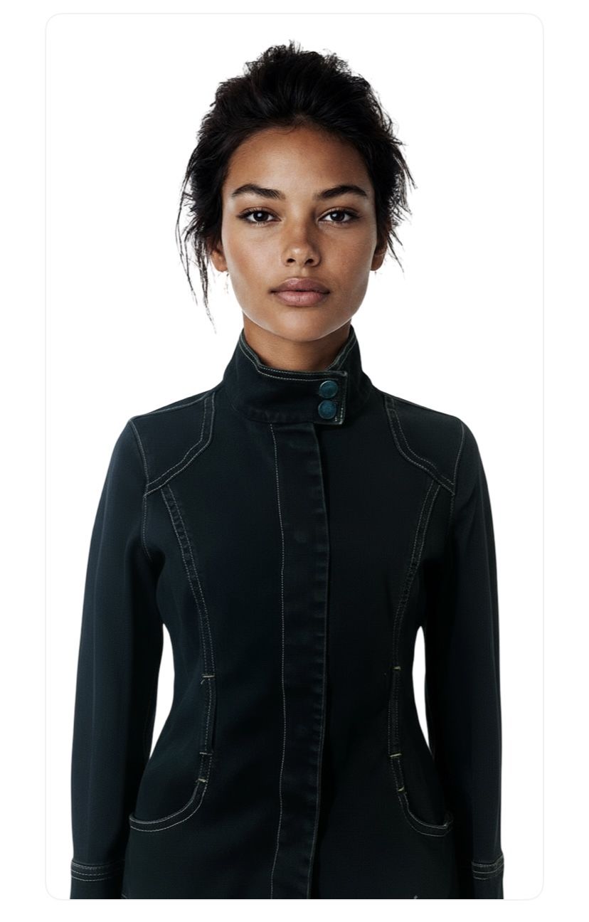 Woman’s blue jean jacket