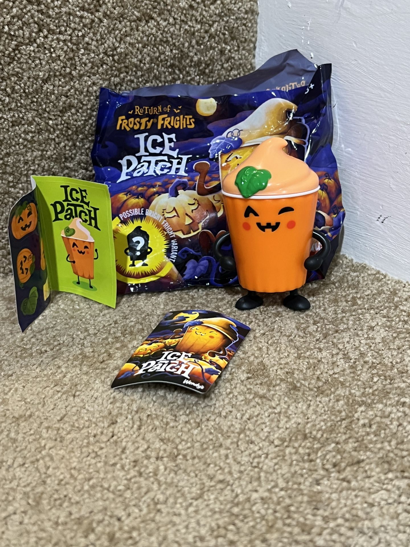 2025 Wendy's Frosty Frights - Ice Patch - Halloween Kid's Meal Toy complete